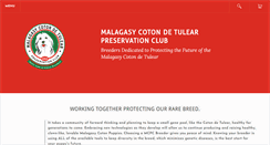 Desktop Screenshot of malagasycotonclub.org